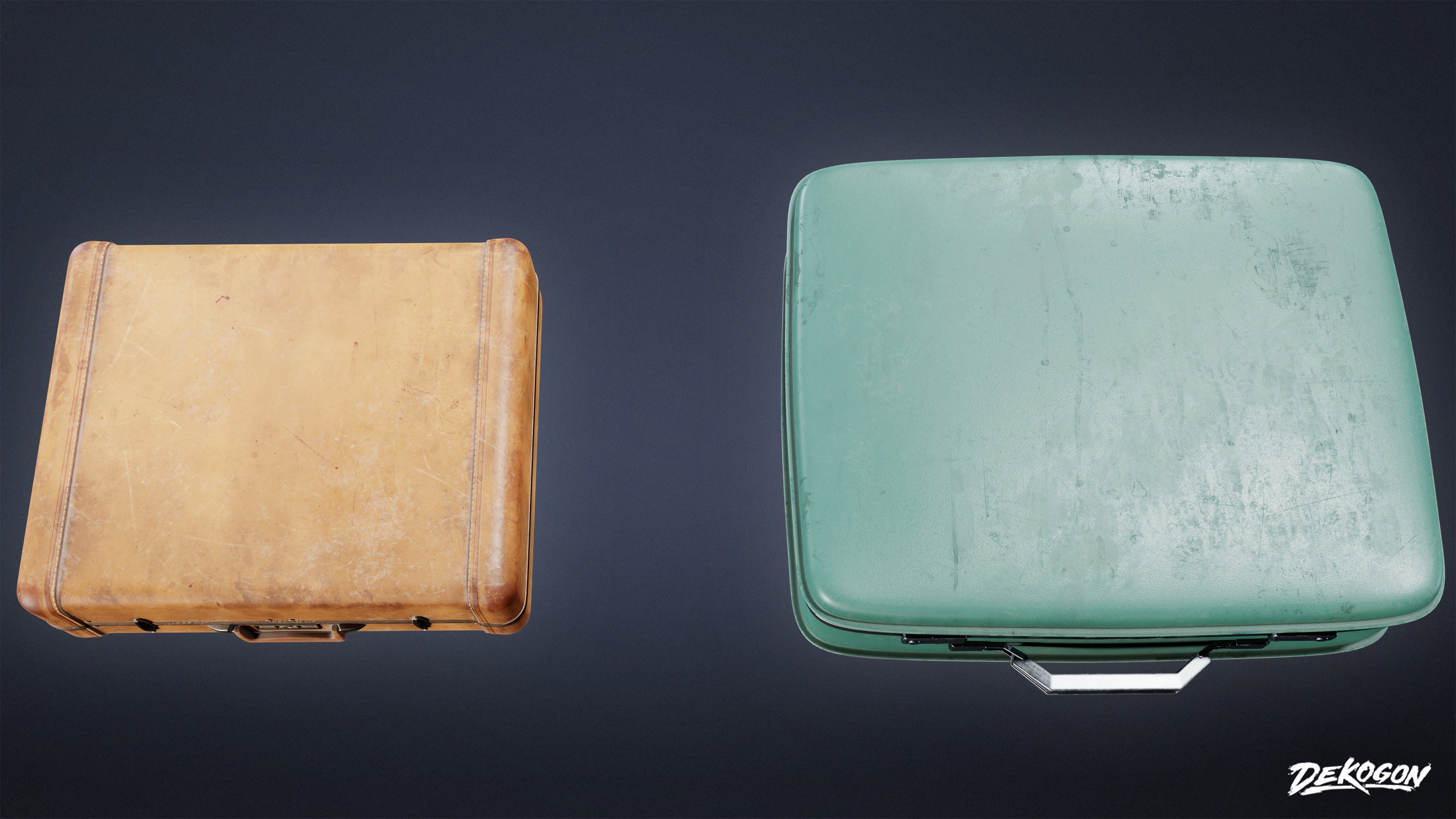 MOTEL - Suitcase 03 - LOW POLY AND NANITE Low-poly 3D model_2