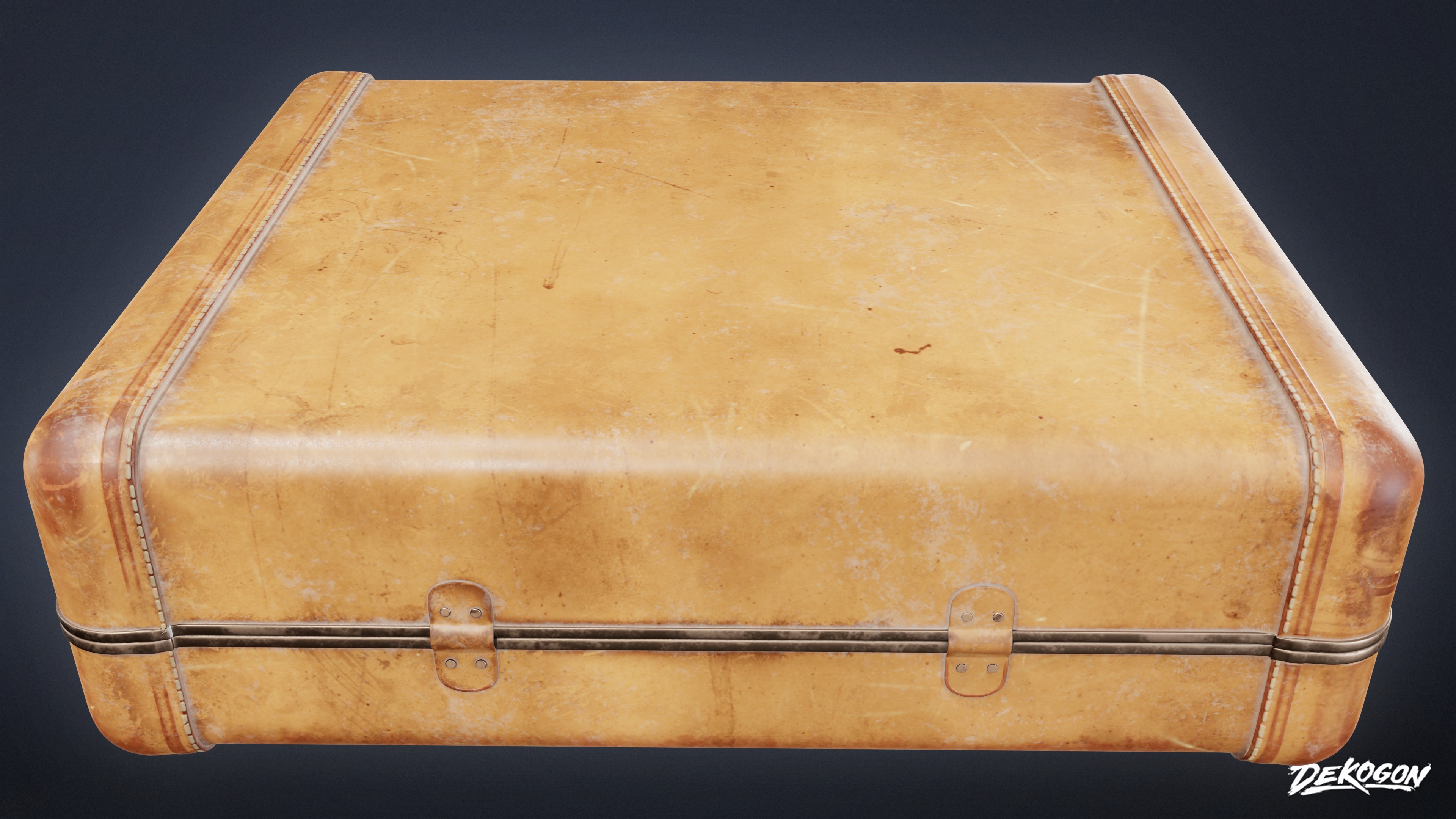 MOTEL - Suitcase 03 - LOW POLY AND NANITE Low-poly 3D model_5