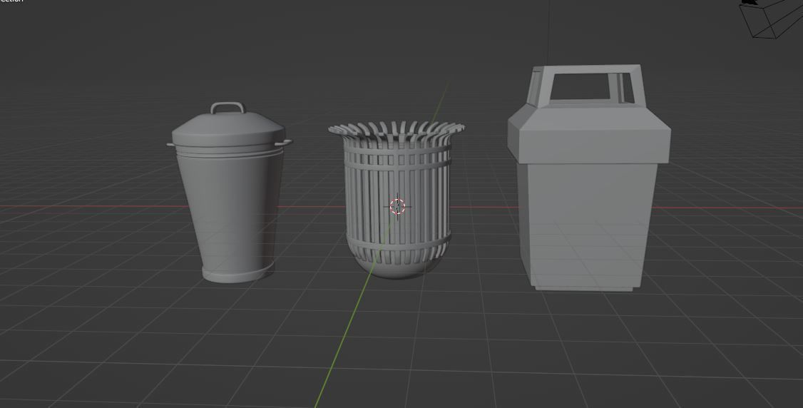 Trash Can 3D model_9