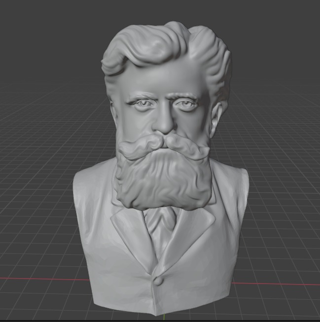 Gustave Le Bon 3D print model_14