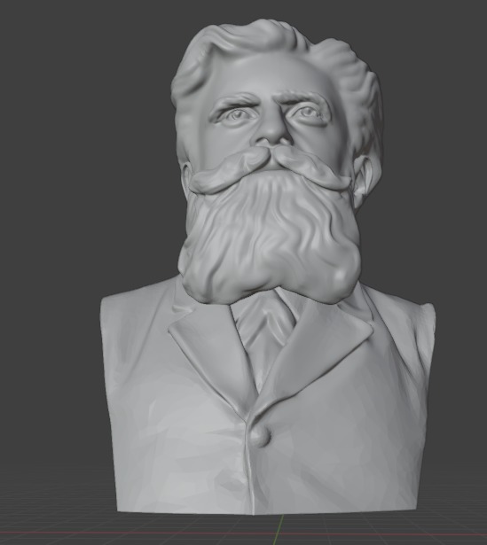 Gustave Le Bon 3D print model_15