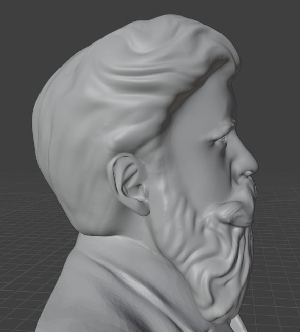 Gustave Le Bon 3D print model_6