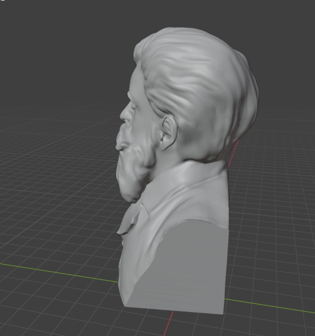 Gustave Le Bon 3D print model_3