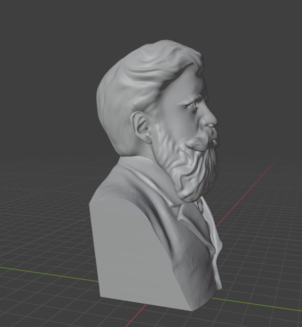 Gustave Le Bon 3D print model_17