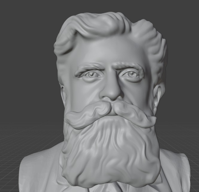 Gustave Le Bon 3D print model_1