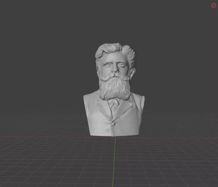 Gustave Le Bon 3D print model_0