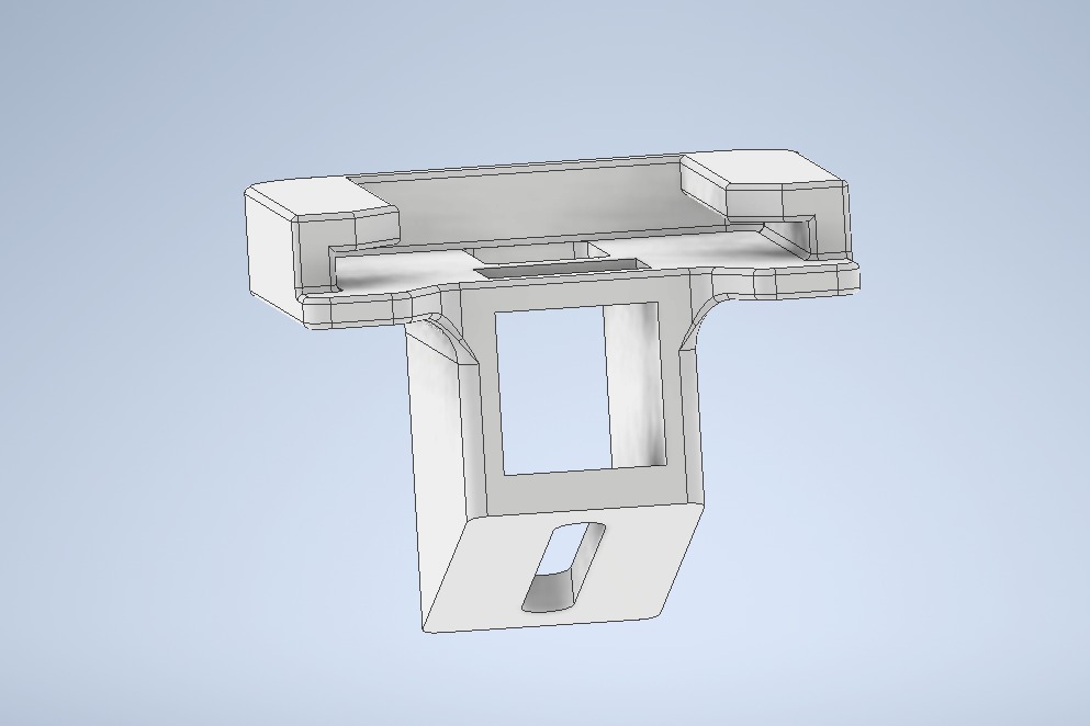 saddle holder pro 3D print model_1