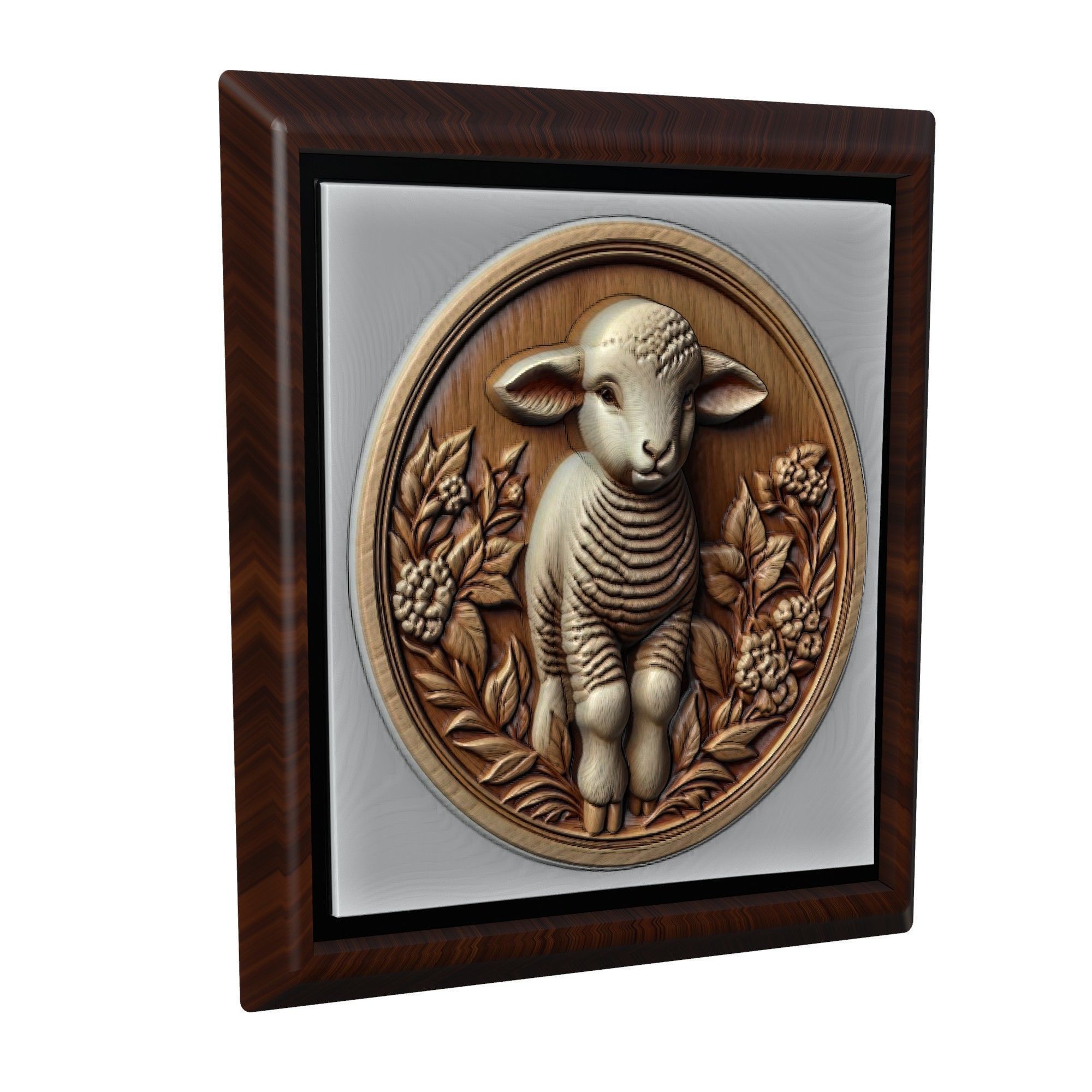 Lamb Animal 3D print model_1