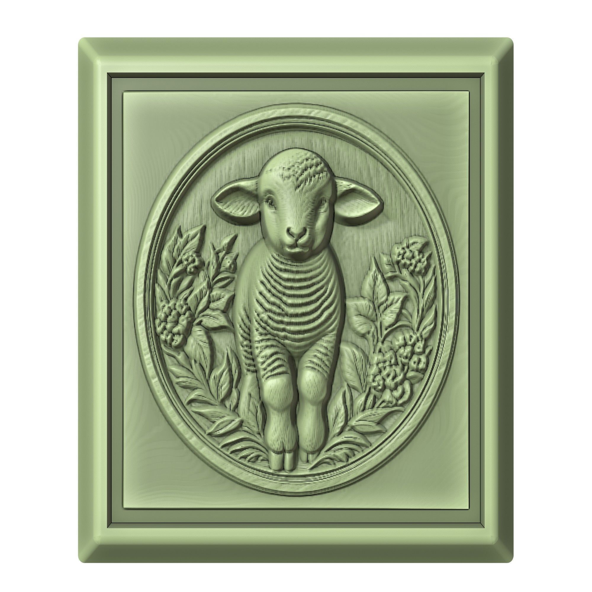 Lamb Animal 3D print model_2