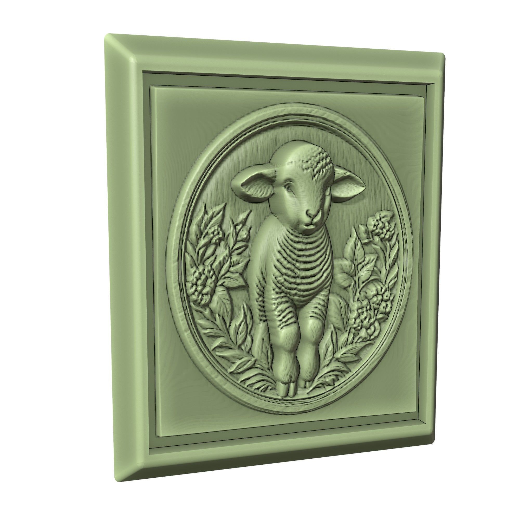 Lamb Animal 3D print model_3