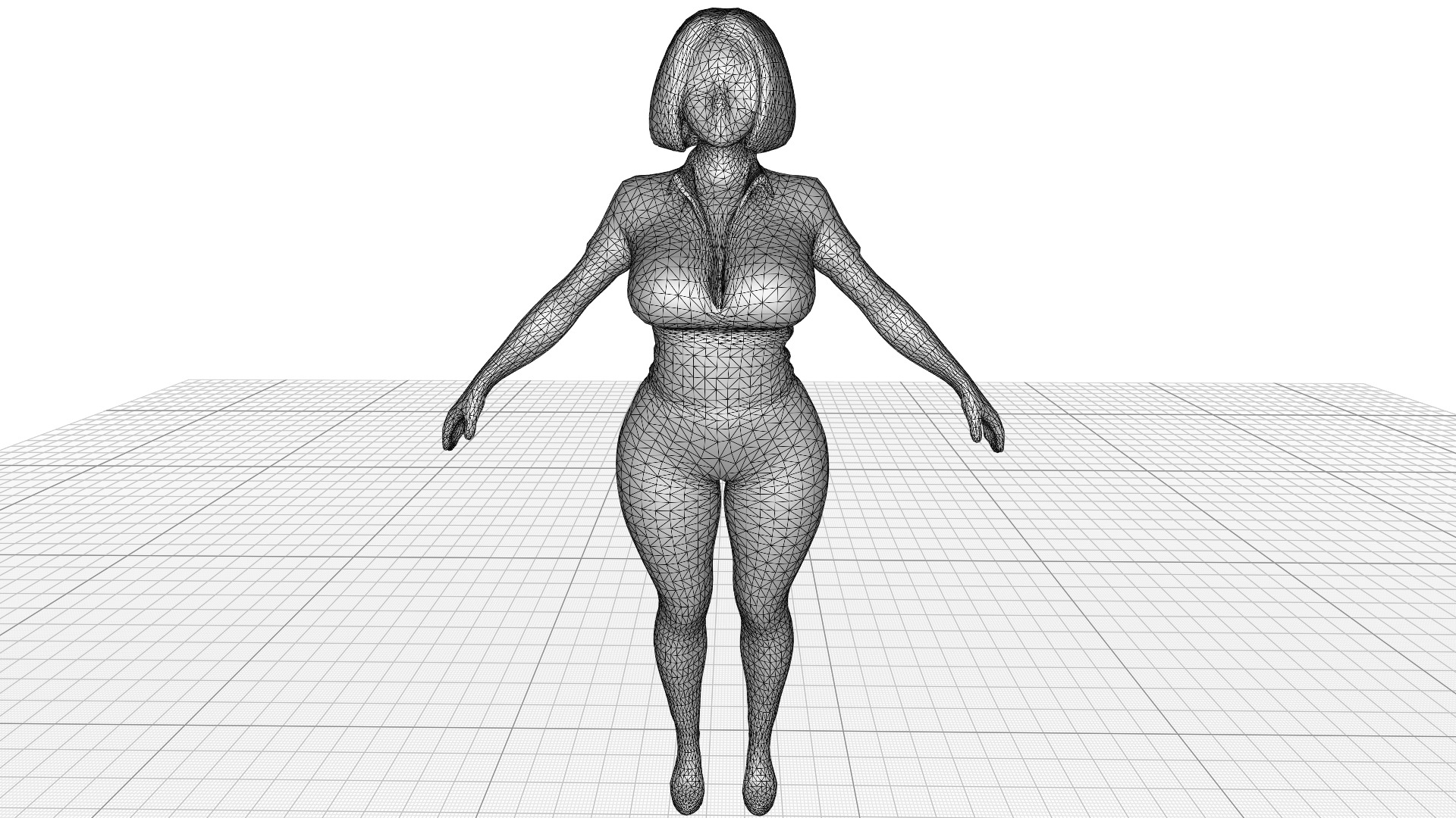 Luna - The Mysterious Rebel Low-poly 3D model_10