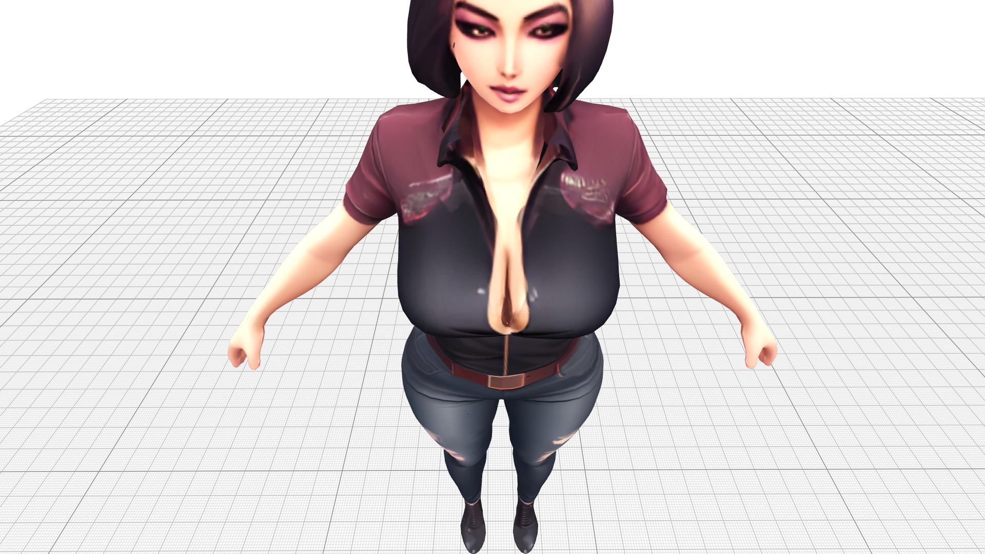 Luna - The Mysterious Rebel Low-poly 3D model_6