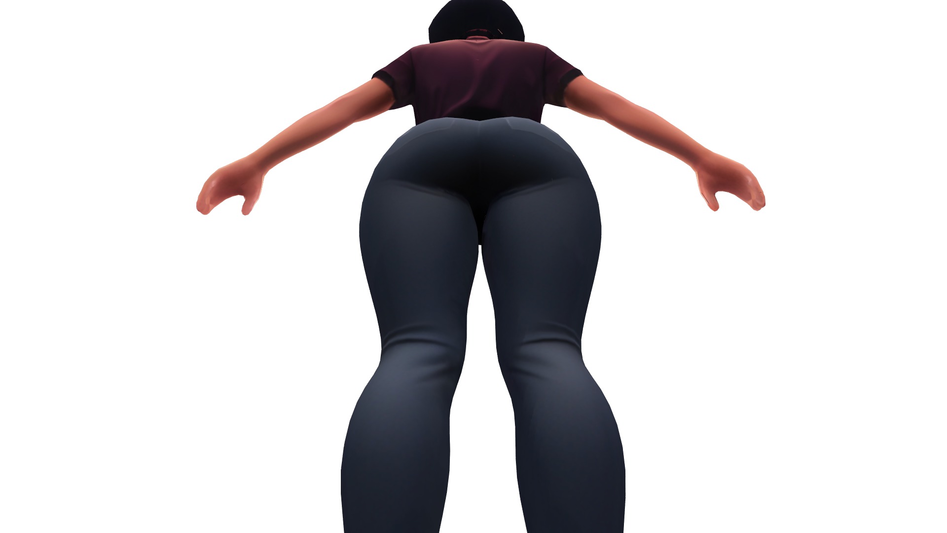 Luna - The Mysterious Rebel Low-poly 3D model_9