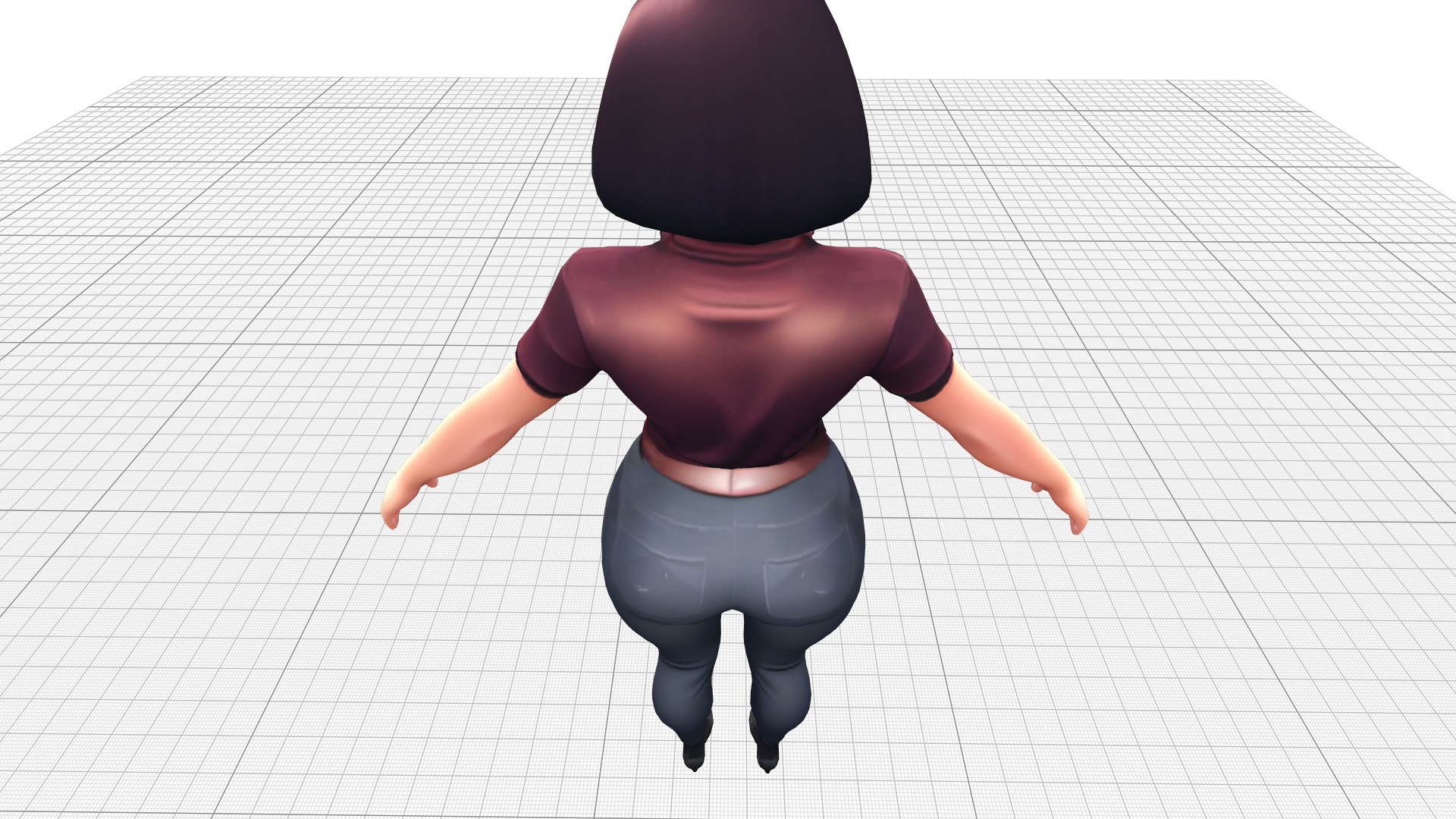 Luna - The Mysterious Rebel Low-poly 3D model_8