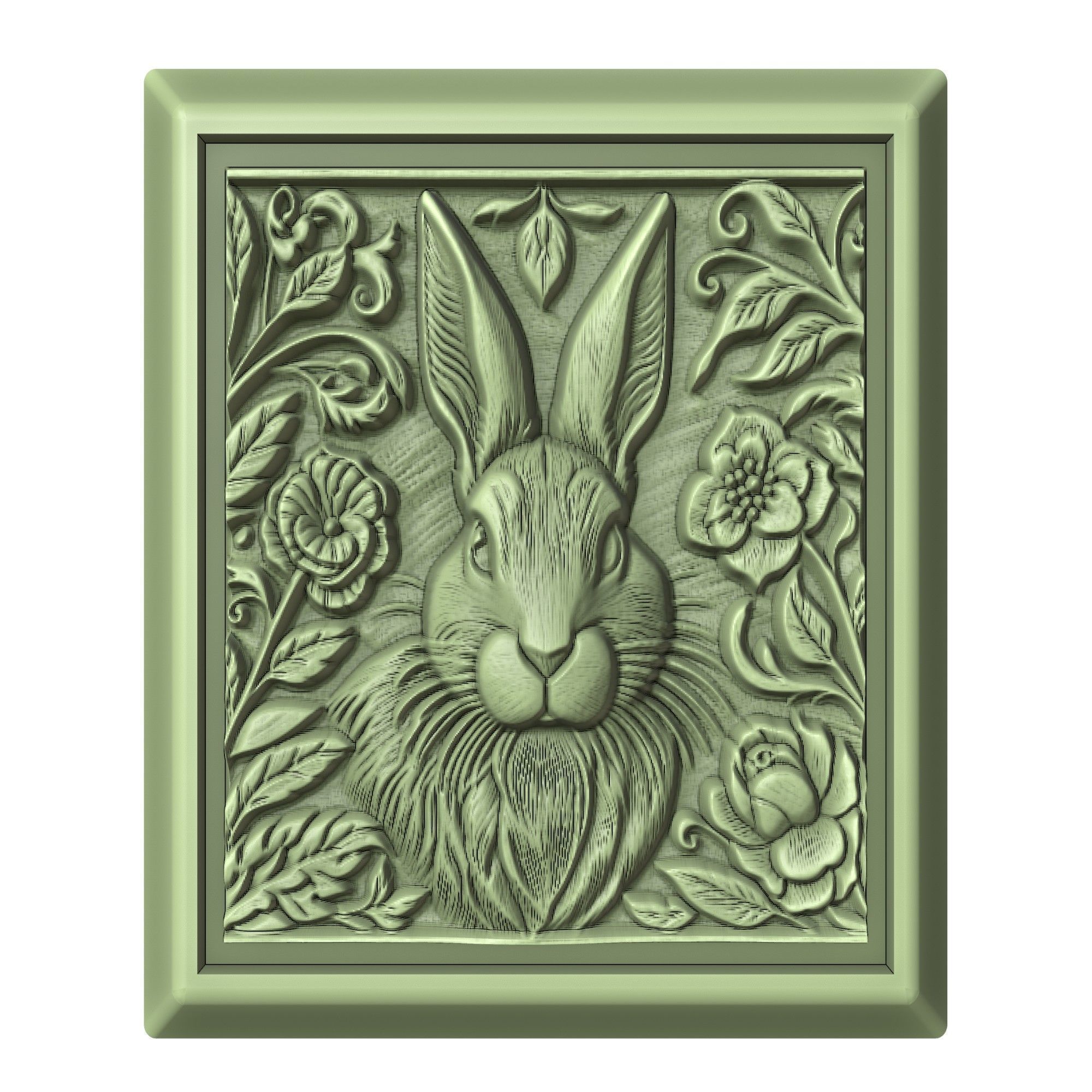 Rabbit Animal 3D print model_2