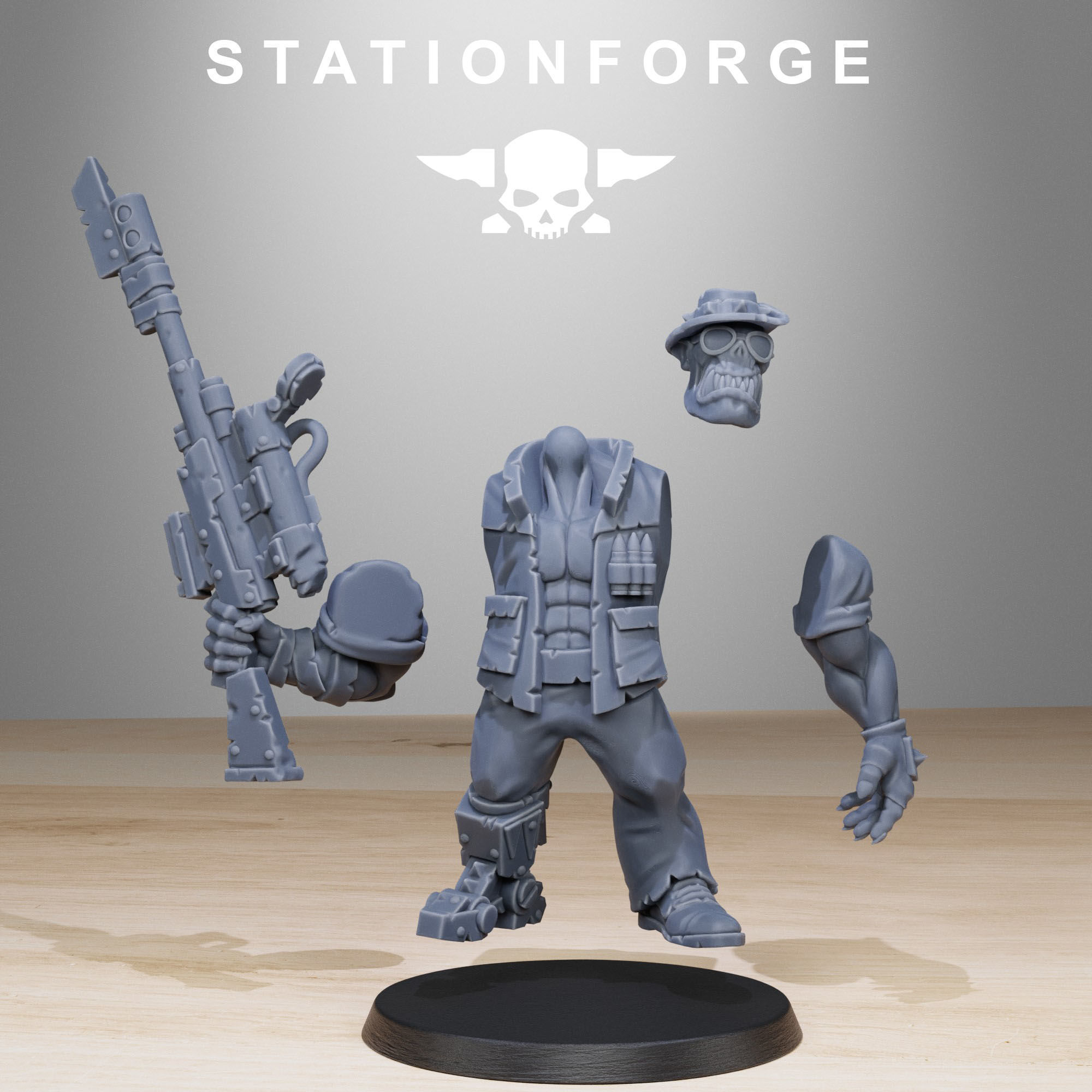 Orkaz Team Fighters 3D print model_1
