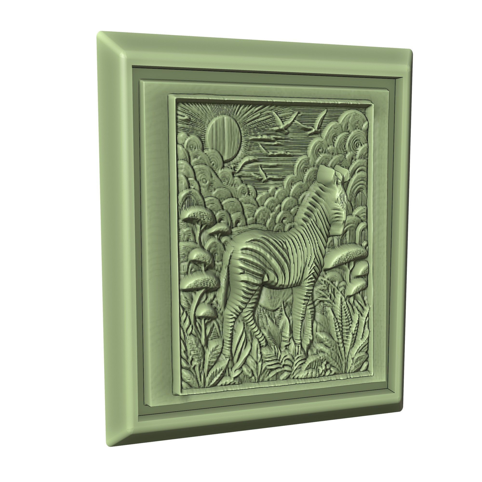 Zebra Animal 3D print model_3