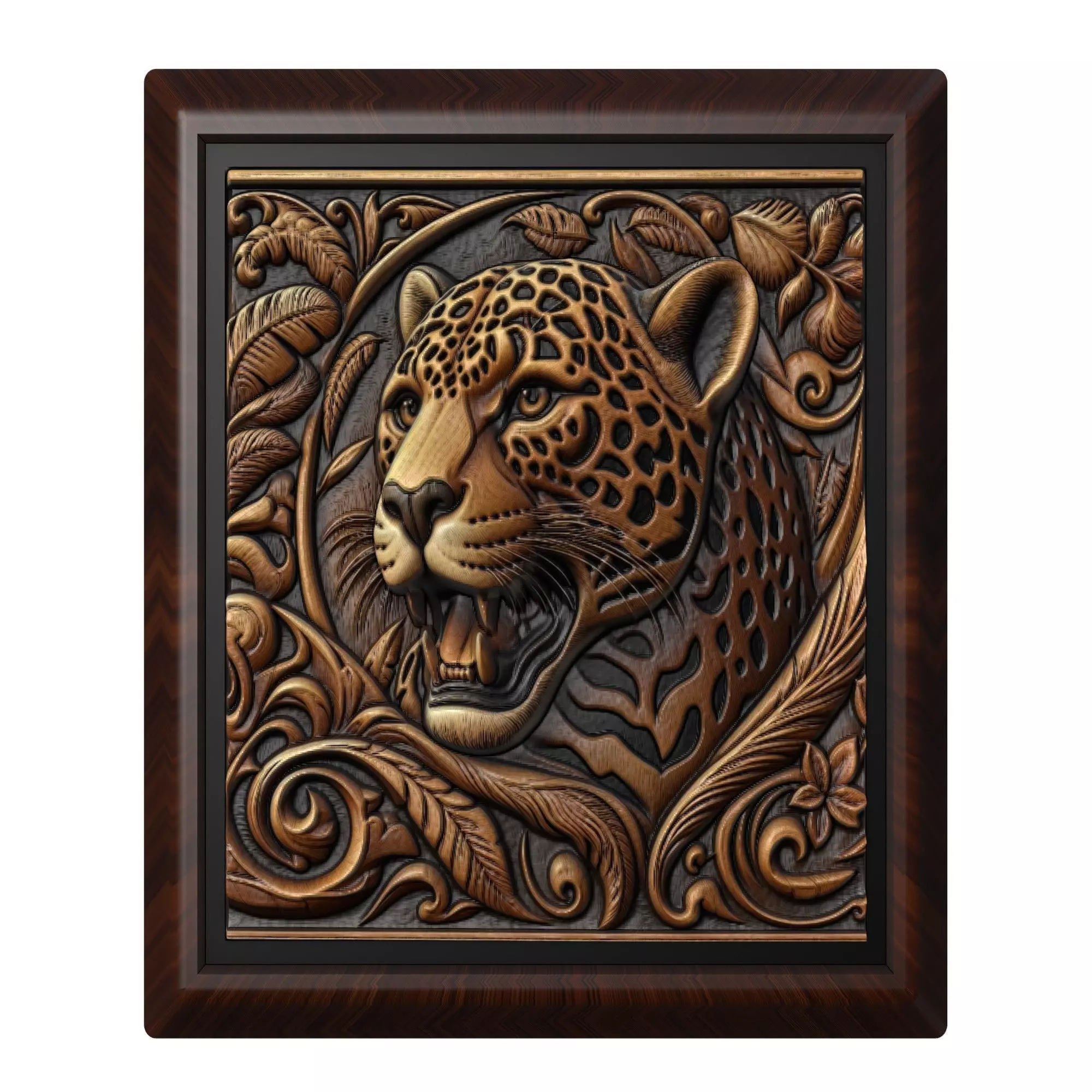 Jaguar Animal 3D print model_0