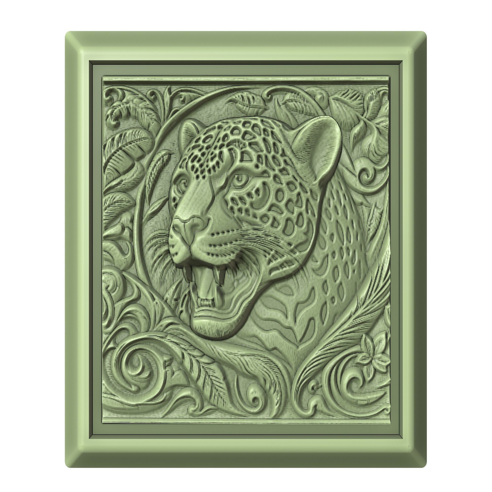 Jaguar Animal 3D print model_2