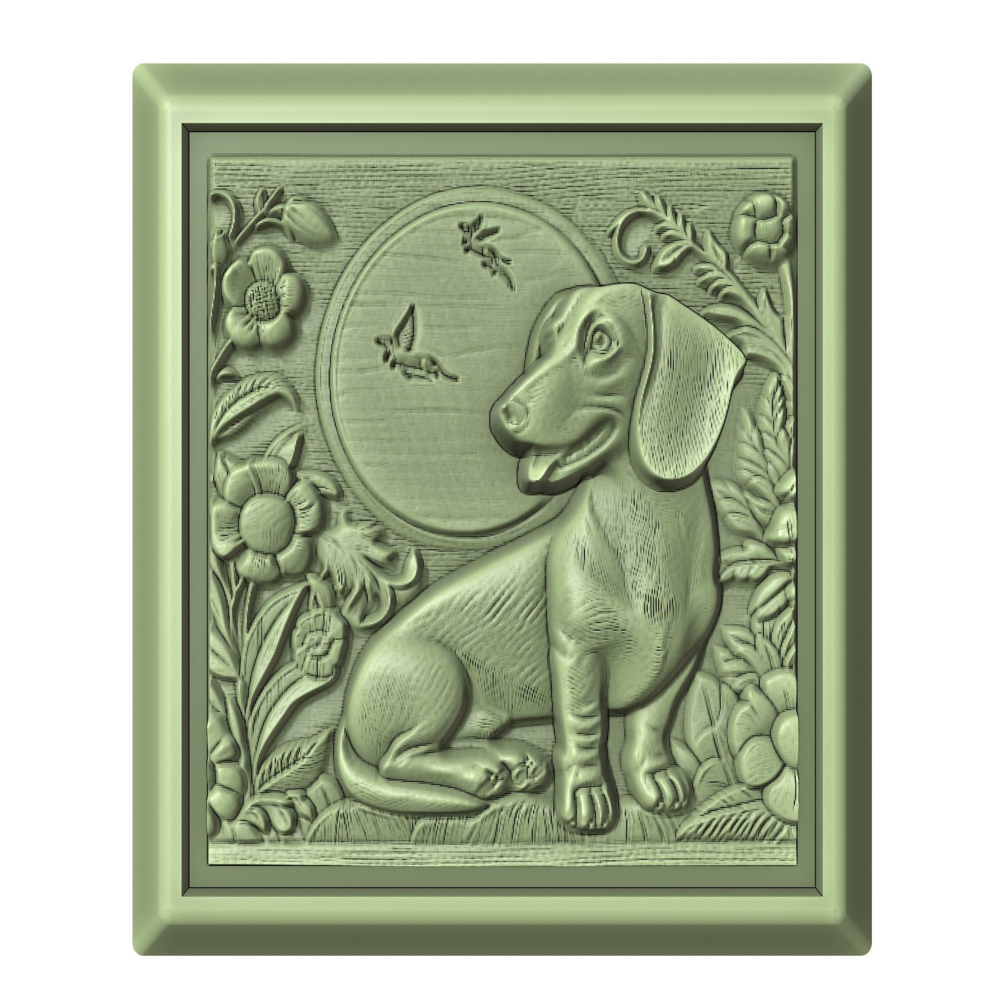 Dog Dachshund Animal 3D print model_2