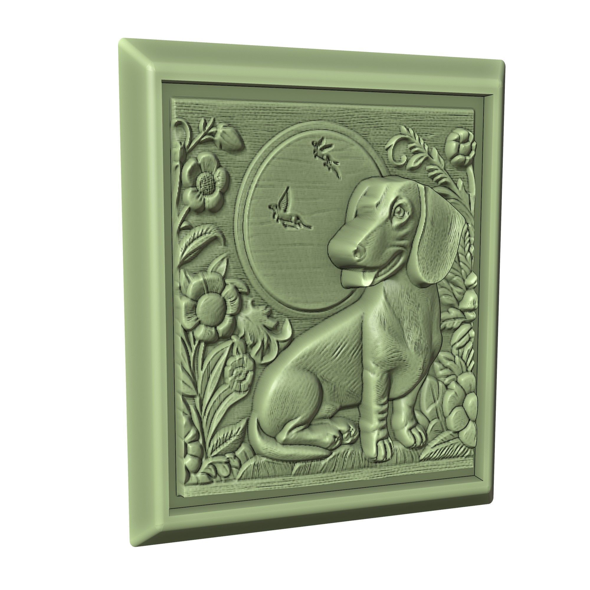 Dog Dachshund Animal 3D print model_3
