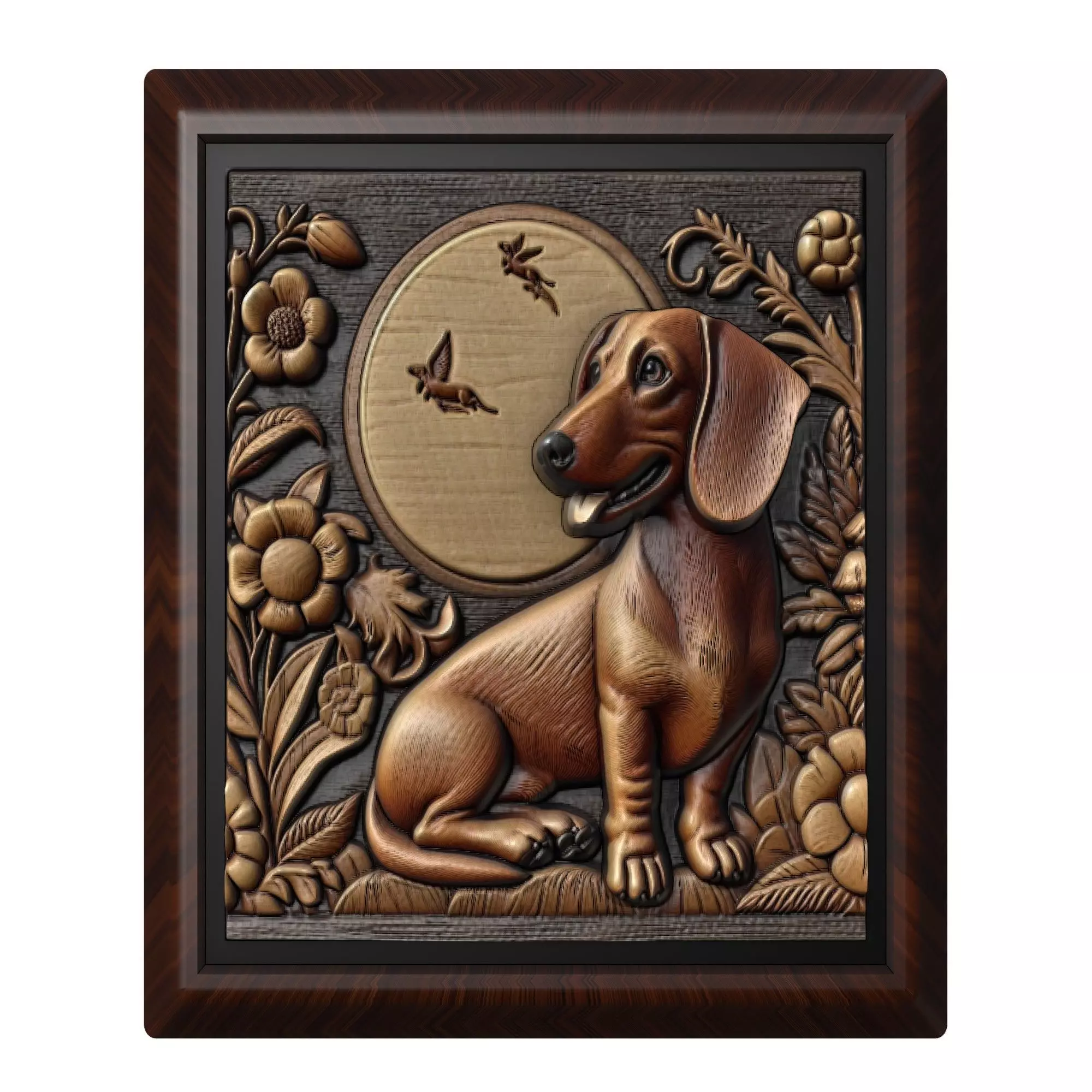 Dog Dachshund Animal 3D print model_0