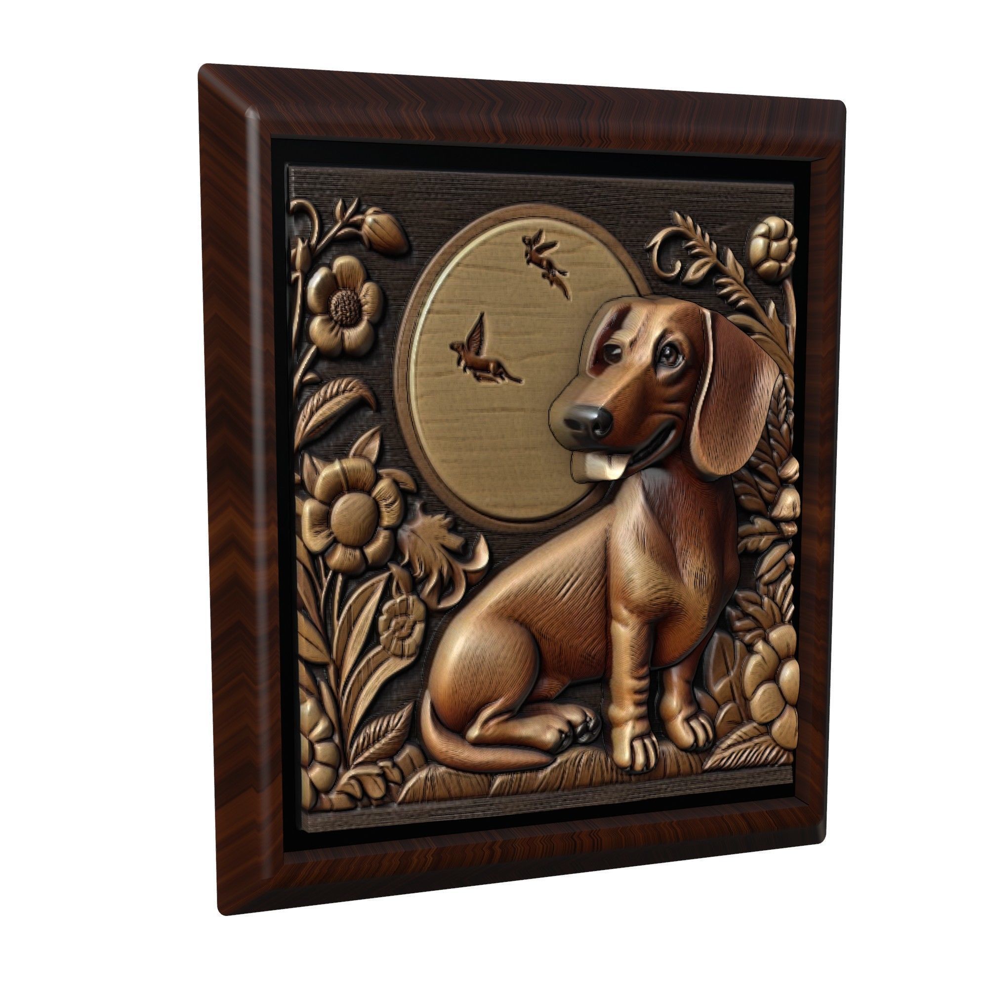 Dog Dachshund Animal 3D print model_1
