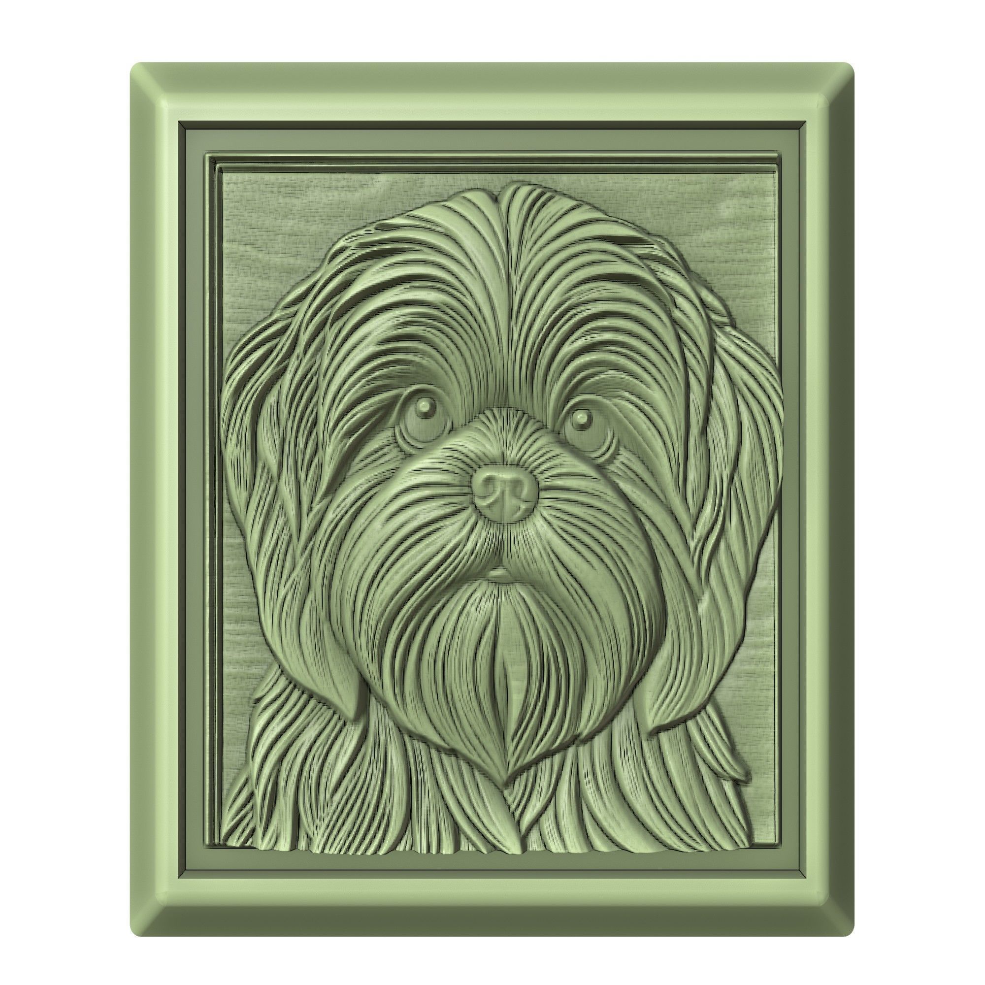 Dog Shih Tzu Animal 3D print model_2