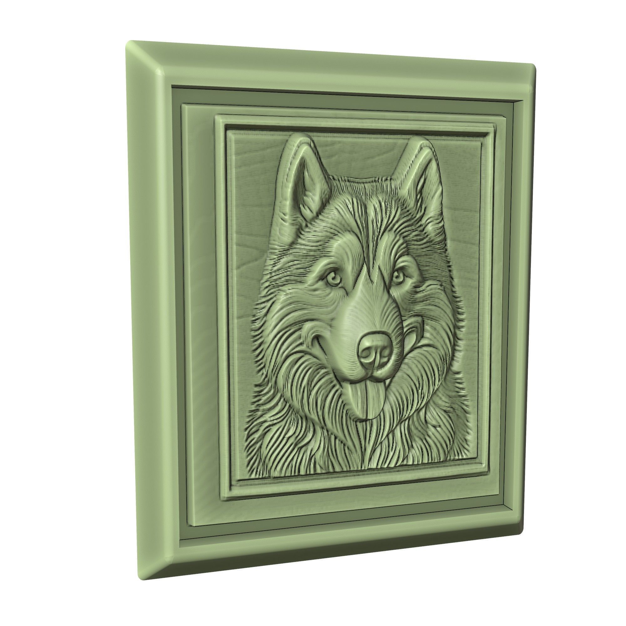 Dog Siberian Husky Animal 3D print model_3