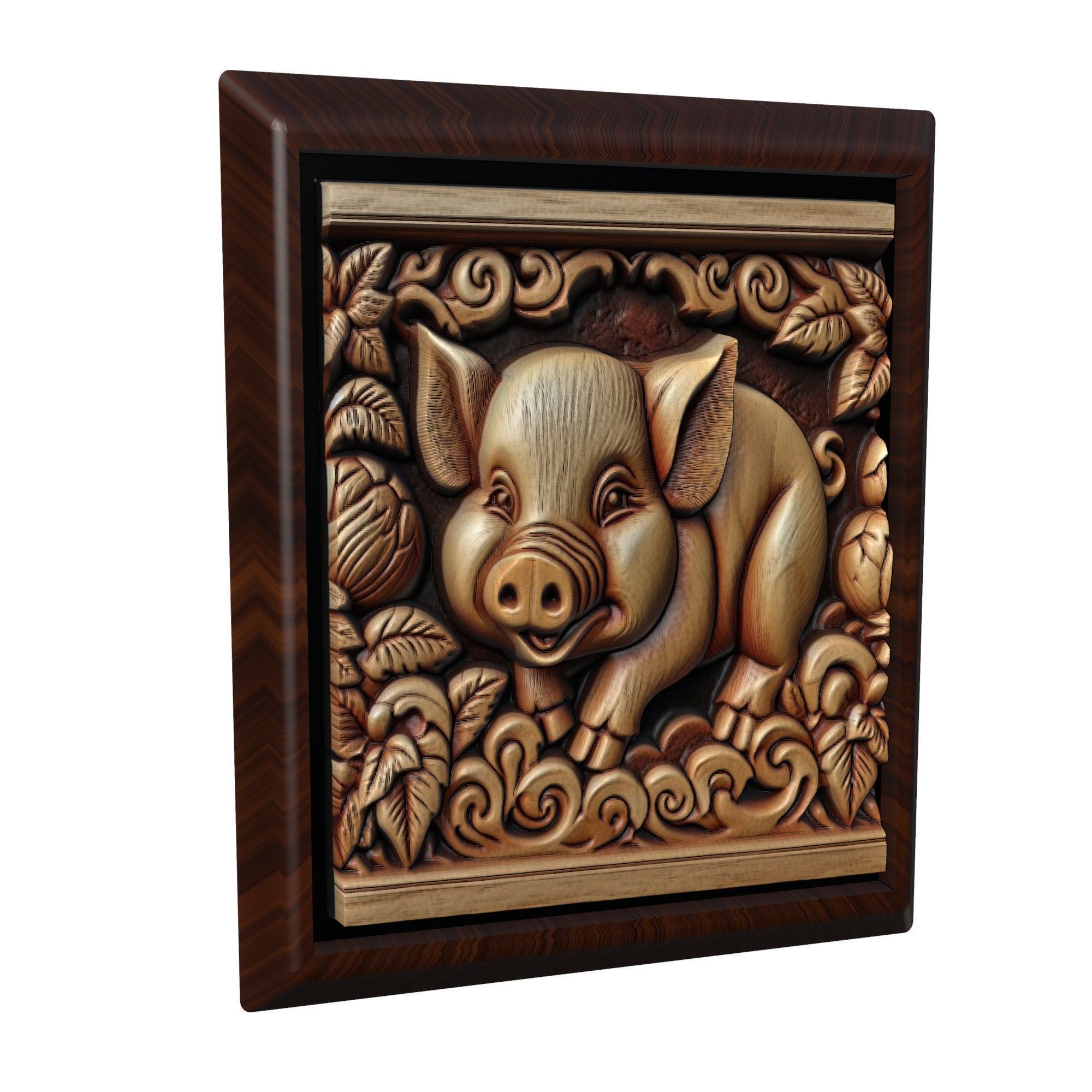 Pig Animal 3D print model_1