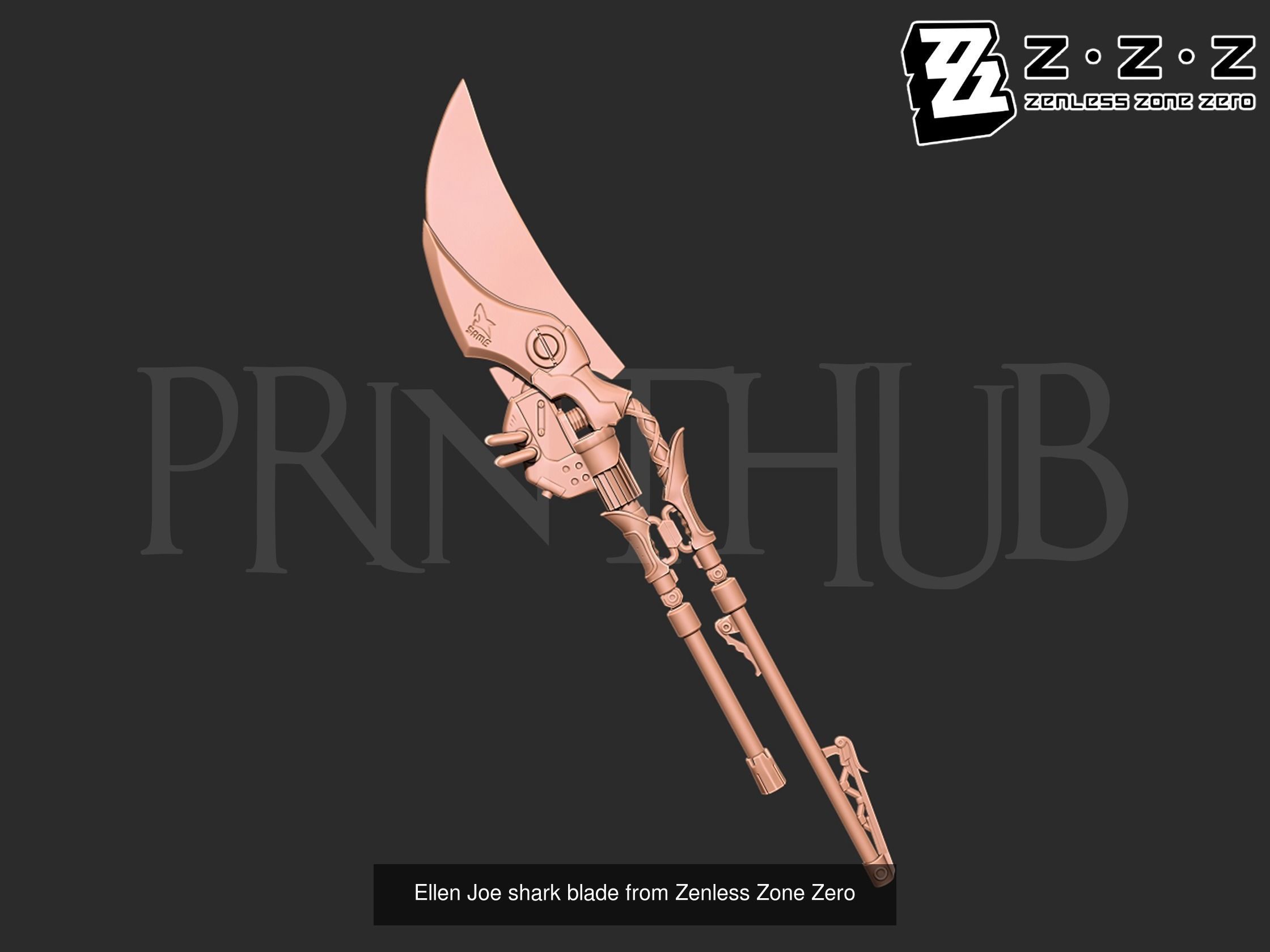 Zenless zone zero weapons  3D Model Collection_1