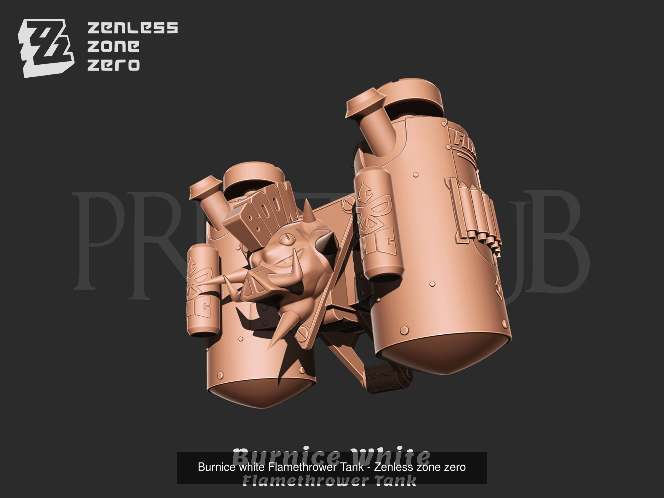 Zenless zone zero weapons  3D Model Collection_3