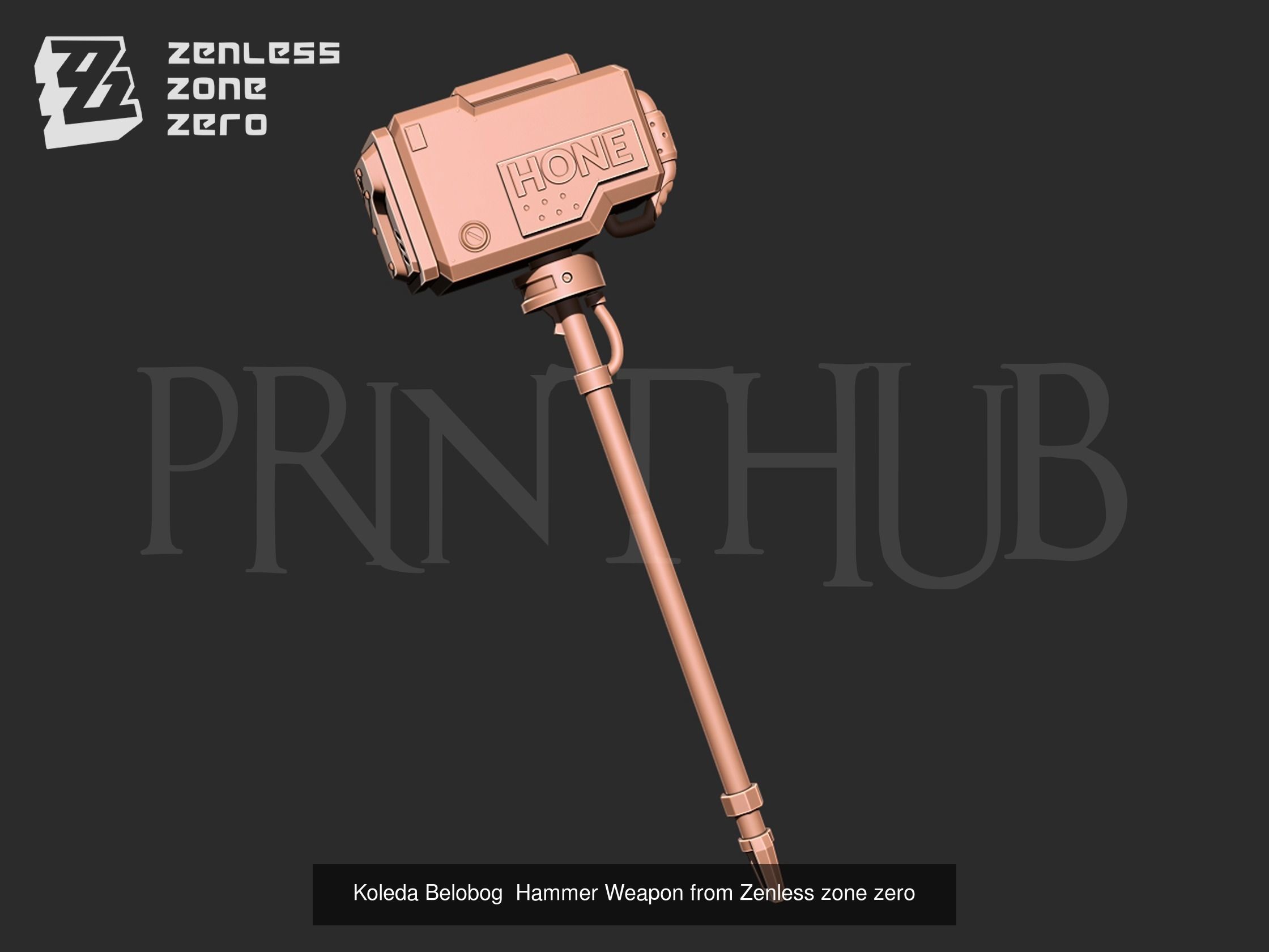 Zenless zone zero weapons  3D Model Collection_12
