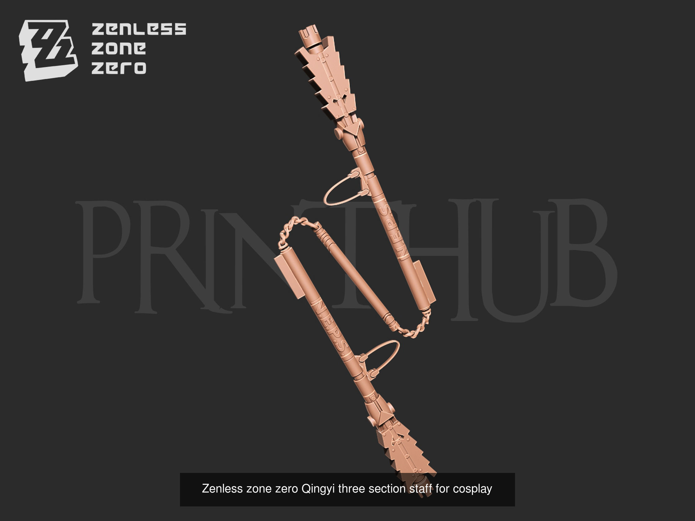 Zenless zone zero weapons  3D Model Collection_5