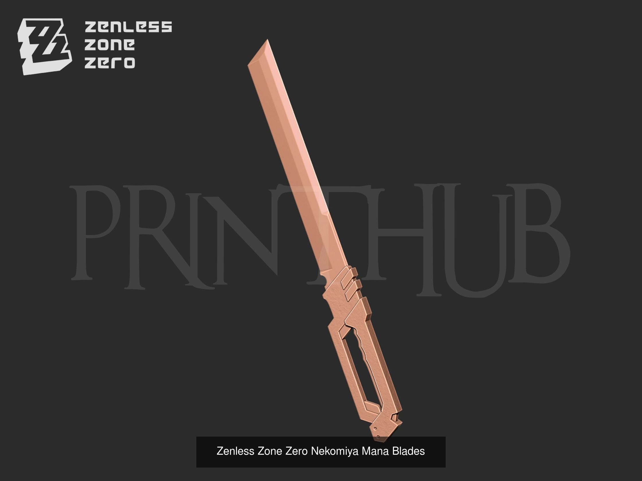 Zenless zone zero weapons  3D Model Collection_13