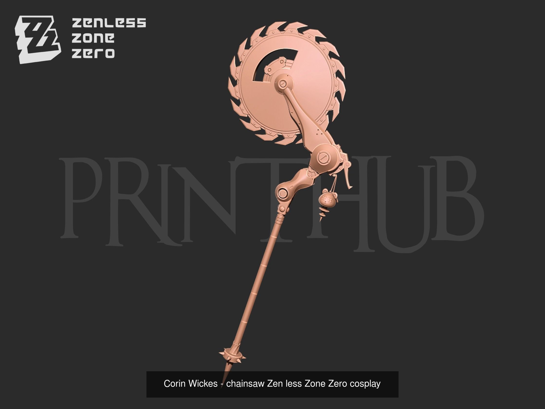 Zenless zone zero weapons  3D Model Collection_6