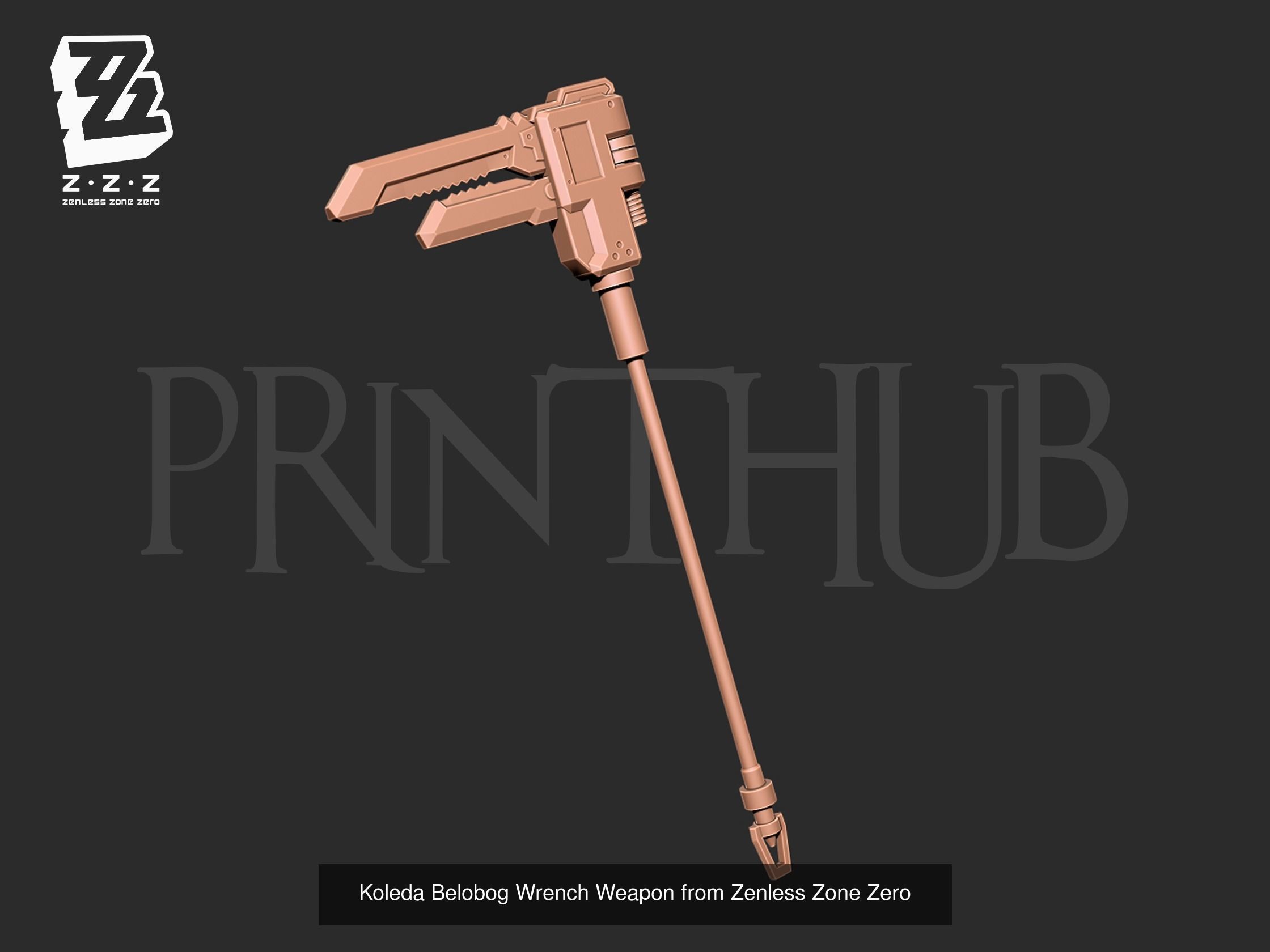 Zenless zone zero weapons  3D Model Collection_10