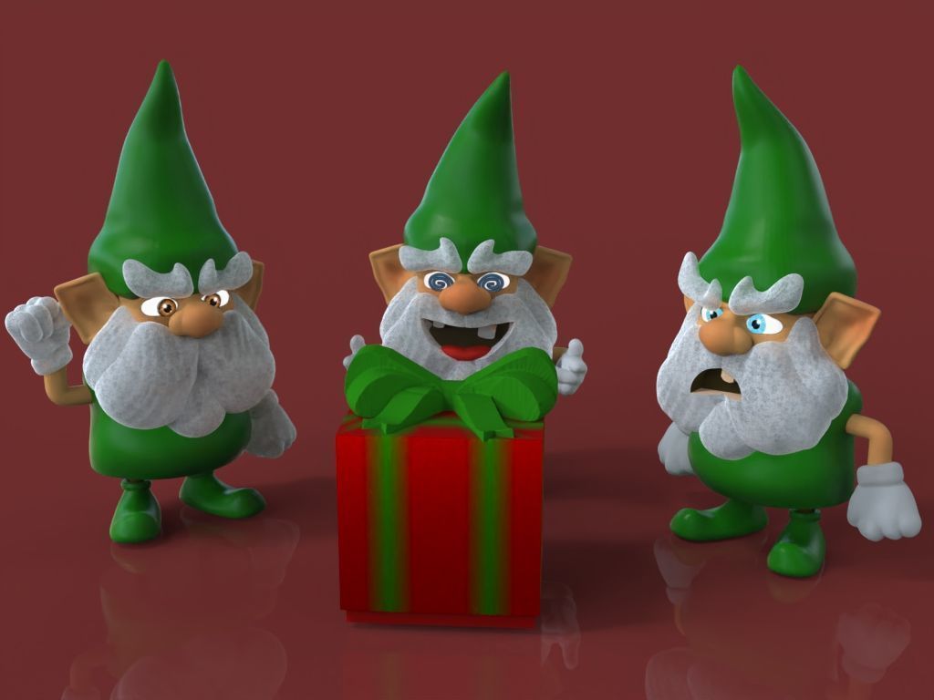Christmas Elfs 3D print model_1