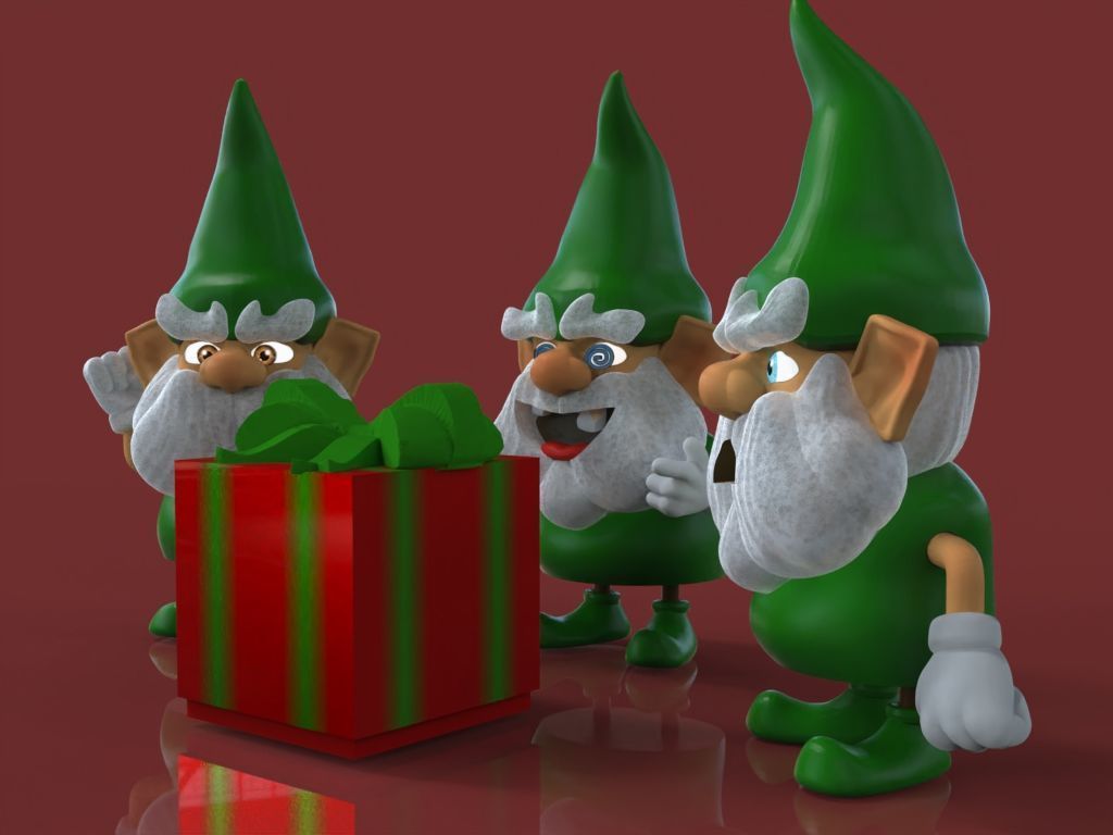 Christmas Elfs 3D print model_2