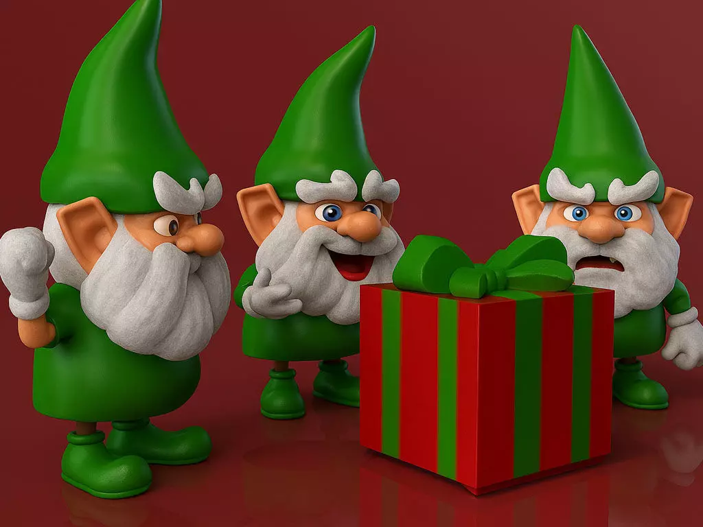 Christmas Elfs 3D print model_0