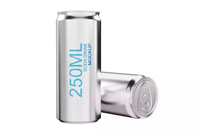 Sodacan 250ml 3D model