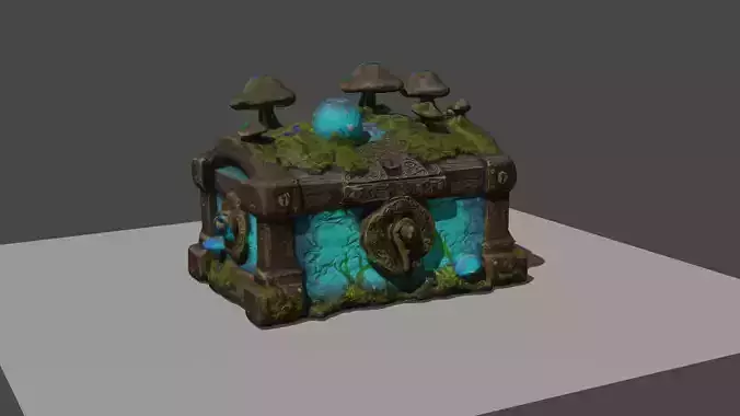Fantasy Cartoon Chest Treasure