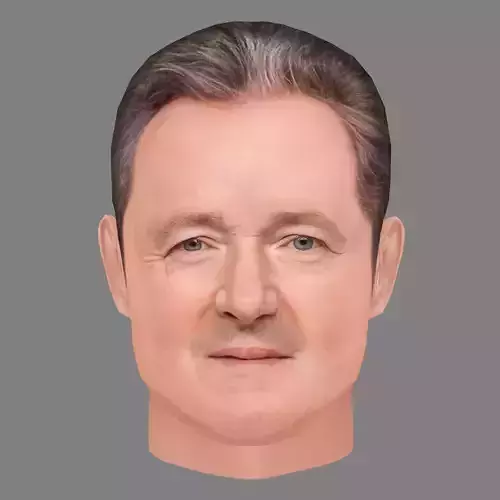 Piers Morgan Head - Low poly head for game