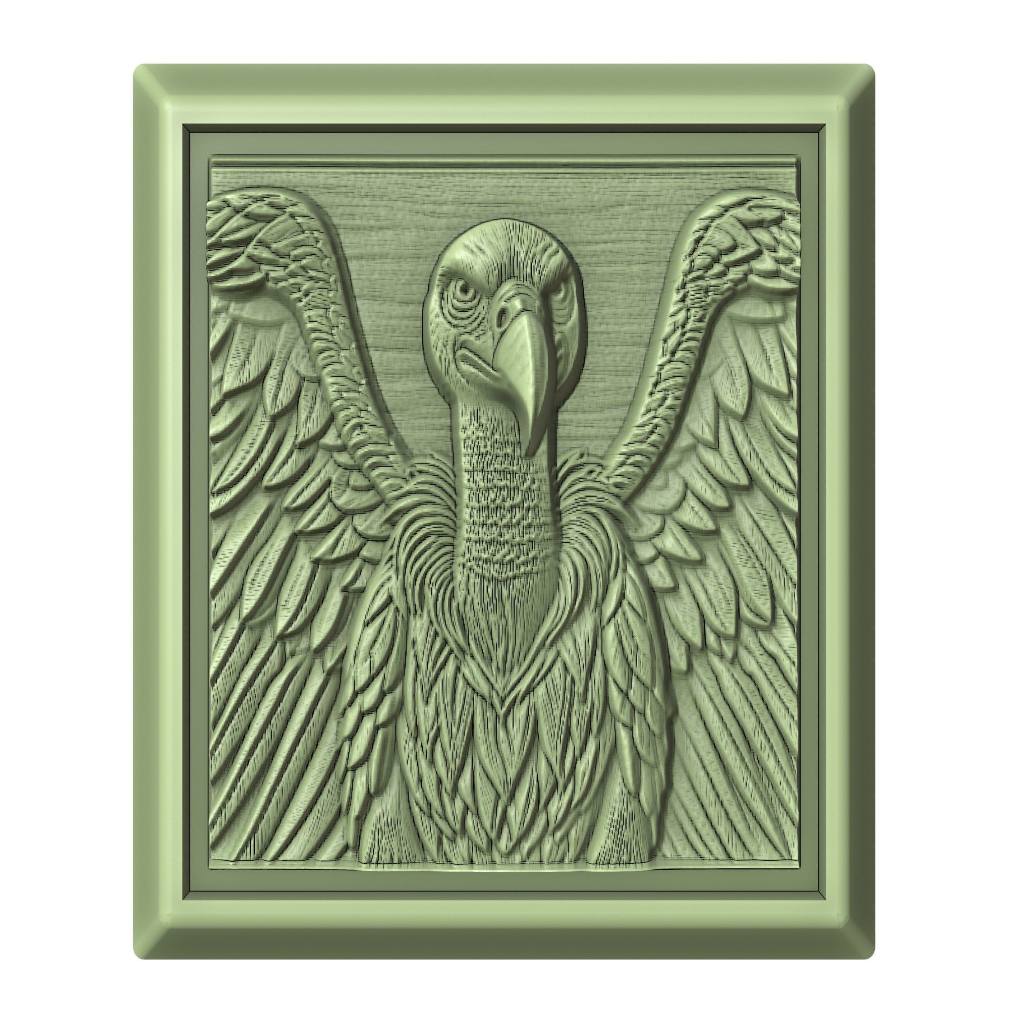 Vulture Animal 3D print model_2