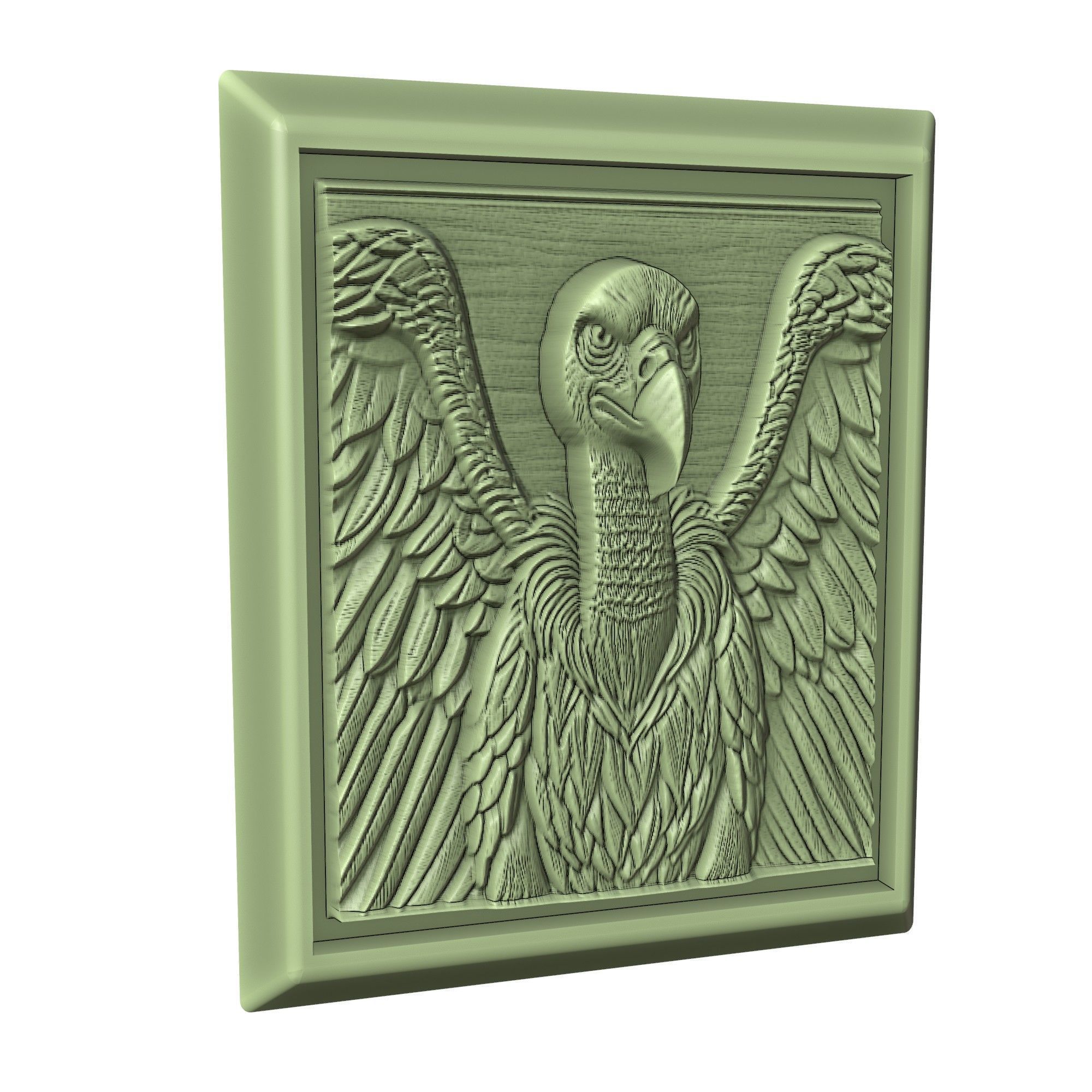 Vulture Animal 3D print model_3