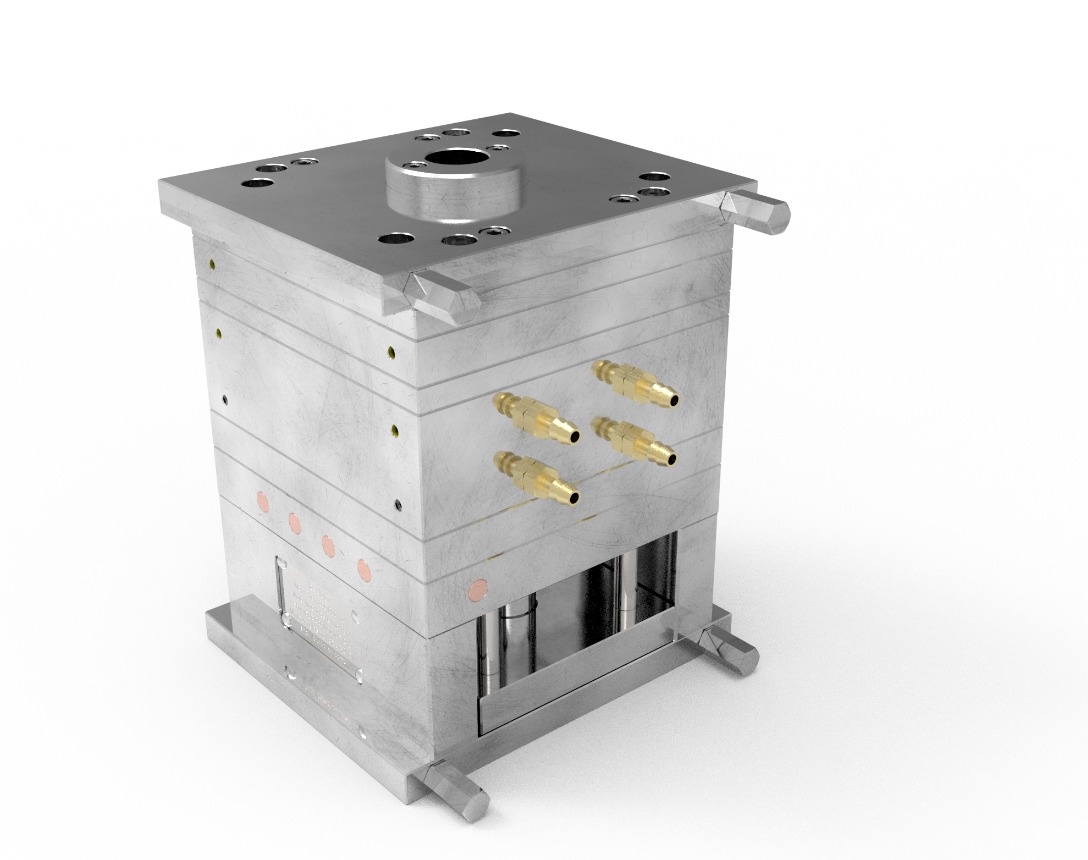 Test Tube Plastic Injection Molds - RFM 3D model_3