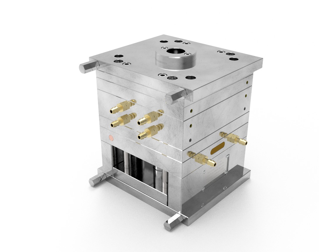 Test Tube Plastic Injection Molds - RFM 3D model_1