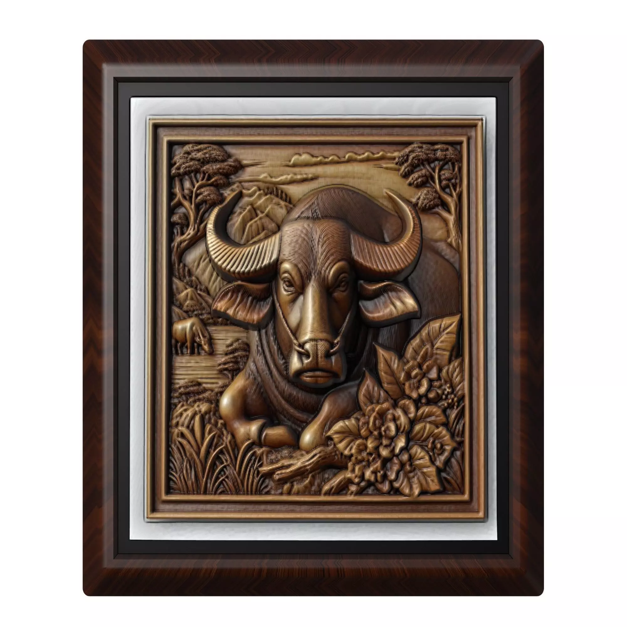 Buffalo Animal 3D print model_0