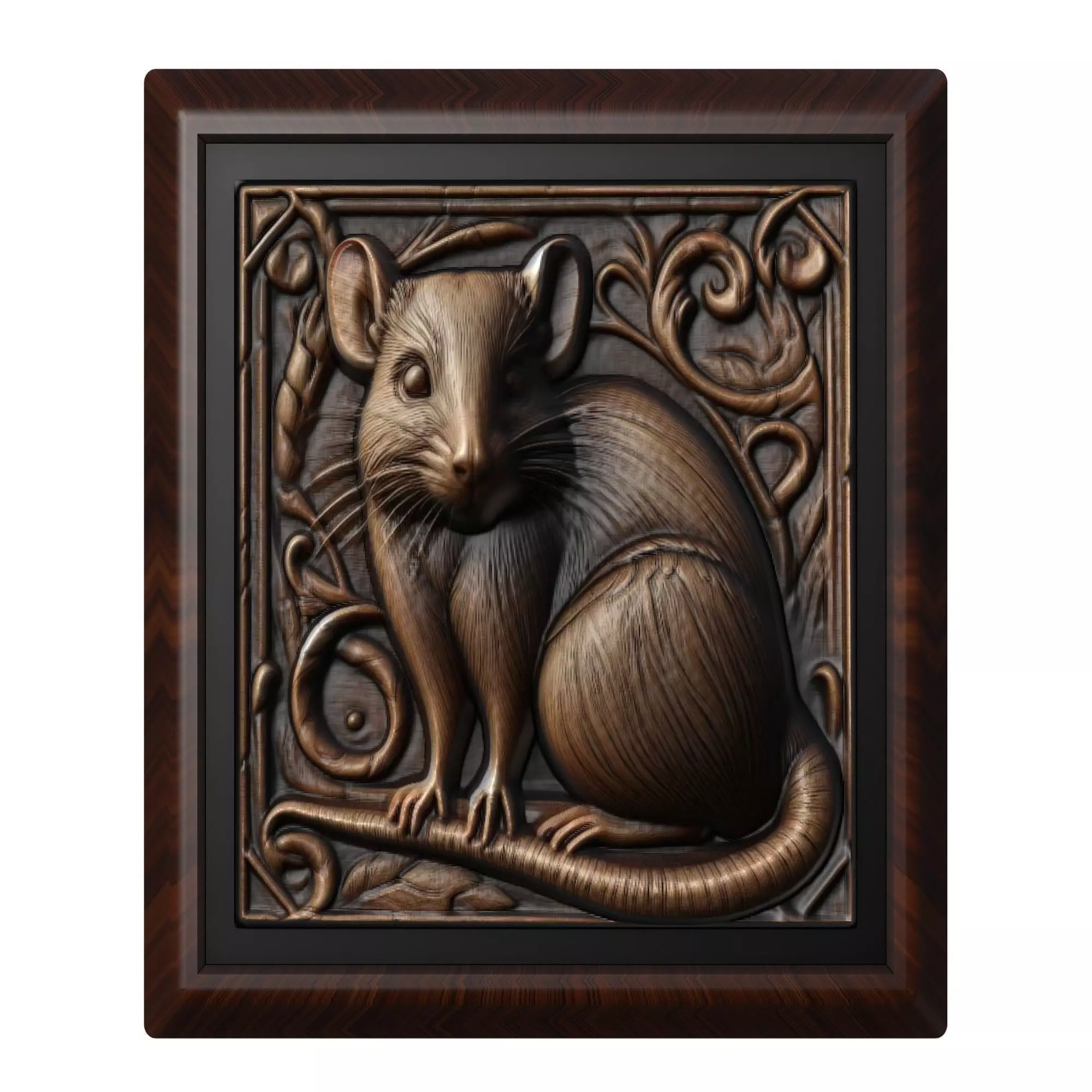 Rat Animal 3D print model_0