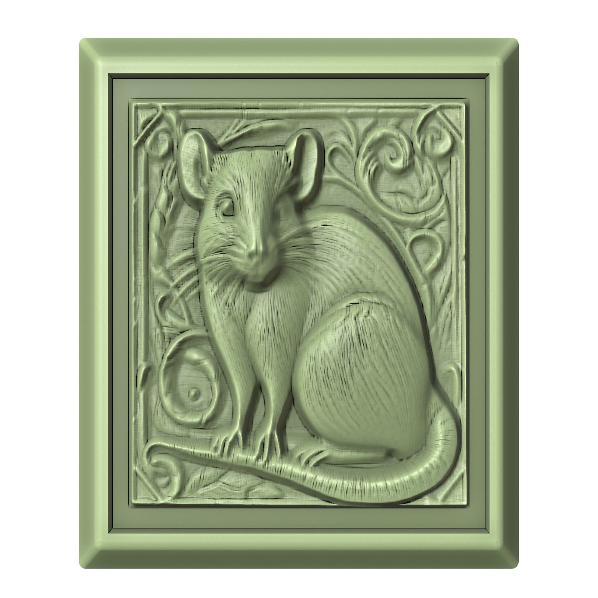 Rat Animal 3D print model_2